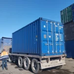Морской контейнер 20 футов DC, синий (новый)