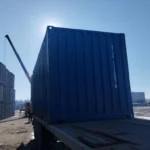 Морской контейнер 20 футов DC, синий (новый)